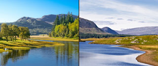 Landschaftsbild Schottland