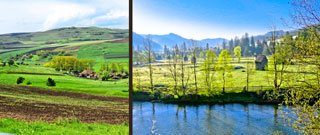 Landschaftsbild Rumänien