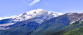 Landschaftspanoramabild Rumänien