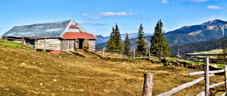 Landschaftsbild Ostkarpaten, Rumänien